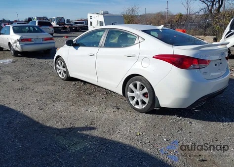 2013 Hyundai Elantra Limited from USA, damaged, VIN 5NPDH4AE2DH198830